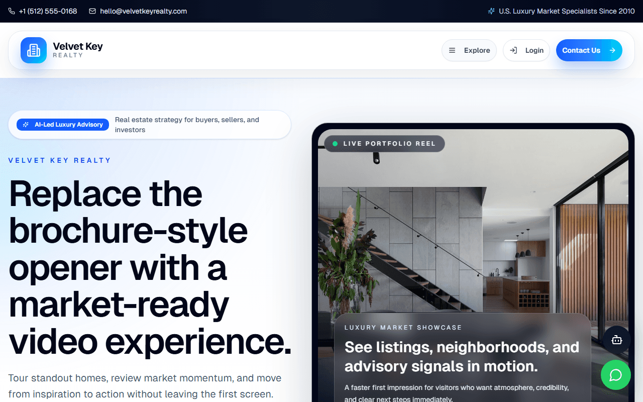 Velvet Key Dashboard Screenshot
